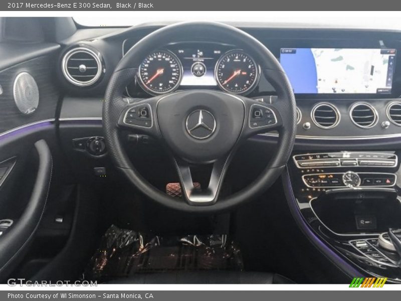 Black / Black 2017 Mercedes-Benz E 300 Sedan