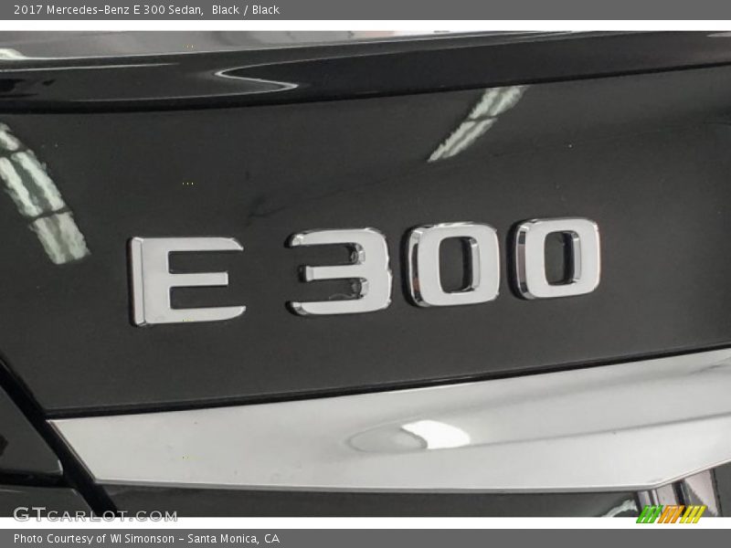Black / Black 2017 Mercedes-Benz E 300 Sedan
