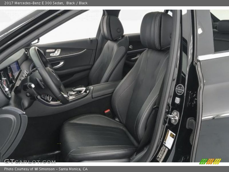 Black / Black 2017 Mercedes-Benz E 300 Sedan