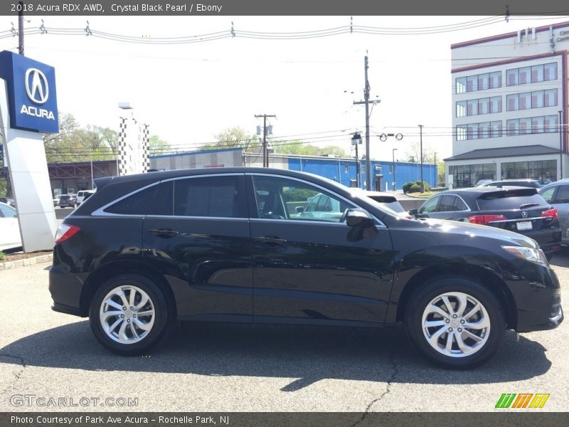 Crystal Black Pearl / Ebony 2018 Acura RDX AWD