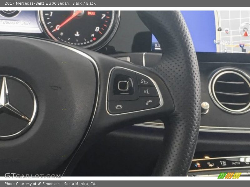 Black / Black 2017 Mercedes-Benz E 300 Sedan