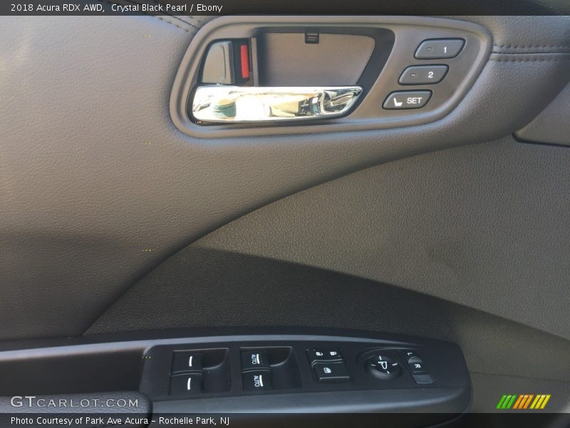 Crystal Black Pearl / Ebony 2018 Acura RDX AWD