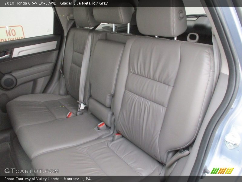 Glacier Blue Metallic / Gray 2010 Honda CR-V EX-L AWD