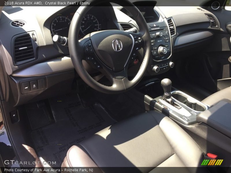 Crystal Black Pearl / Ebony 2018 Acura RDX AWD