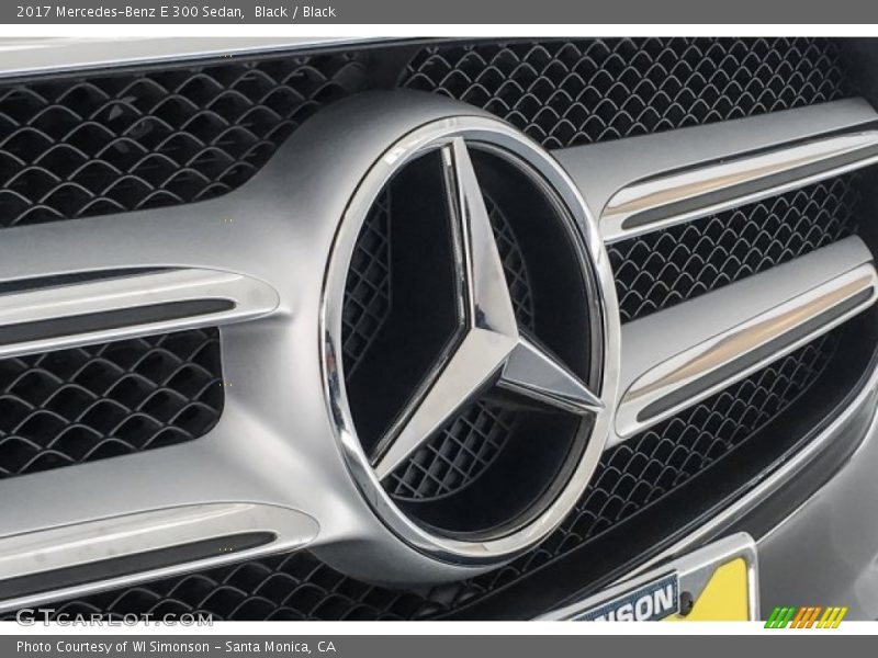 Black / Black 2017 Mercedes-Benz E 300 Sedan