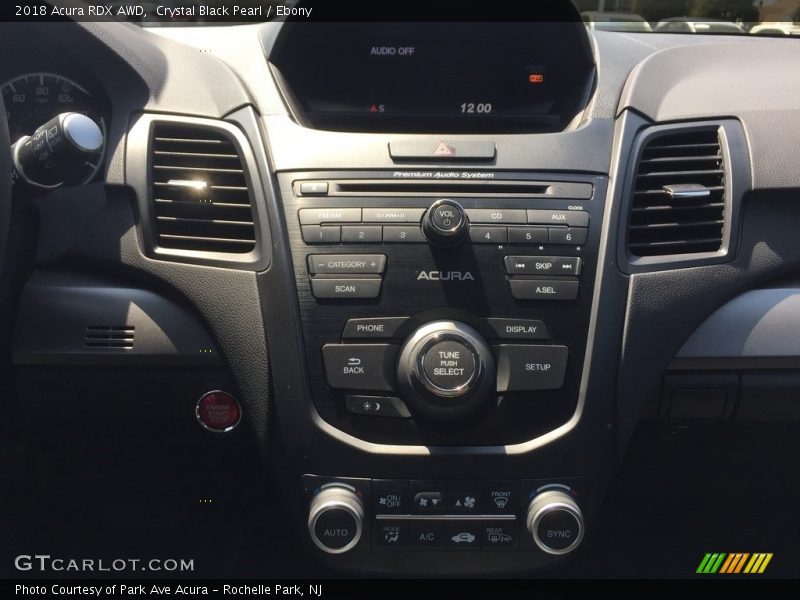 Crystal Black Pearl / Ebony 2018 Acura RDX AWD