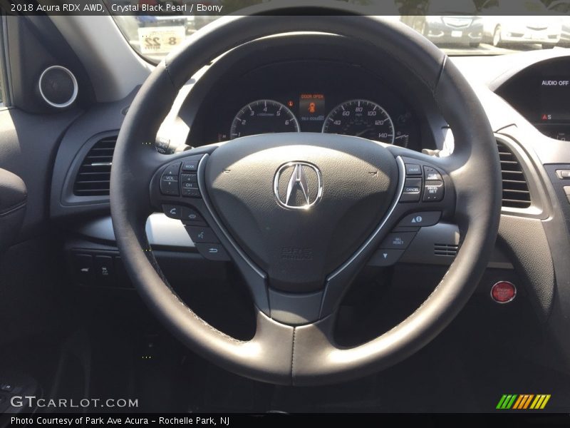 Crystal Black Pearl / Ebony 2018 Acura RDX AWD