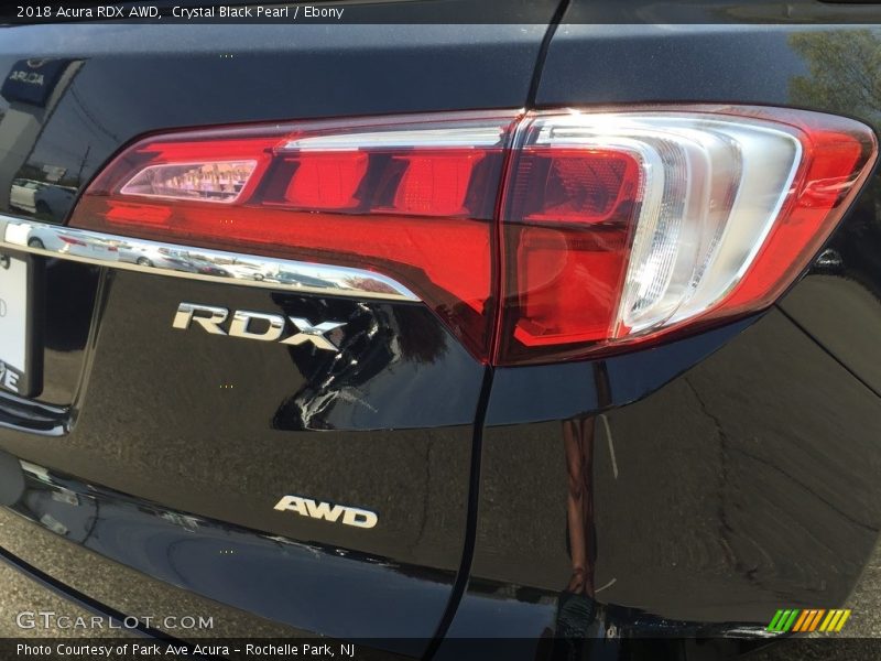 Crystal Black Pearl / Ebony 2018 Acura RDX AWD