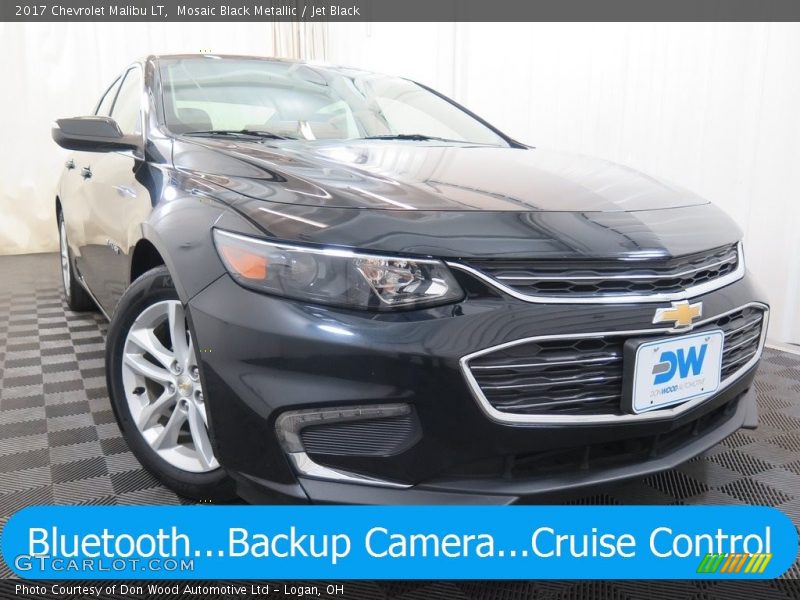 Mosaic Black Metallic / Jet Black 2017 Chevrolet Malibu LT