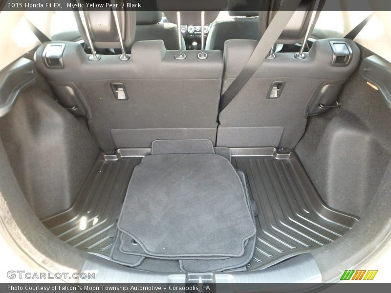 Mystic Yellow Pearl / Black 2015 Honda Fit EX