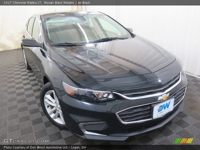 Mosaic Black Metallic / Jet Black 2017 Chevrolet Malibu LT
