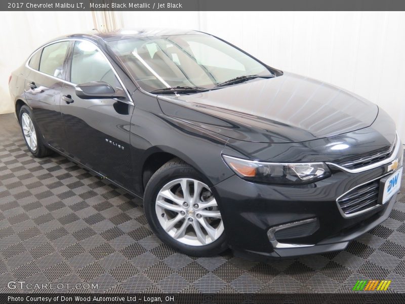 Mosaic Black Metallic / Jet Black 2017 Chevrolet Malibu LT
