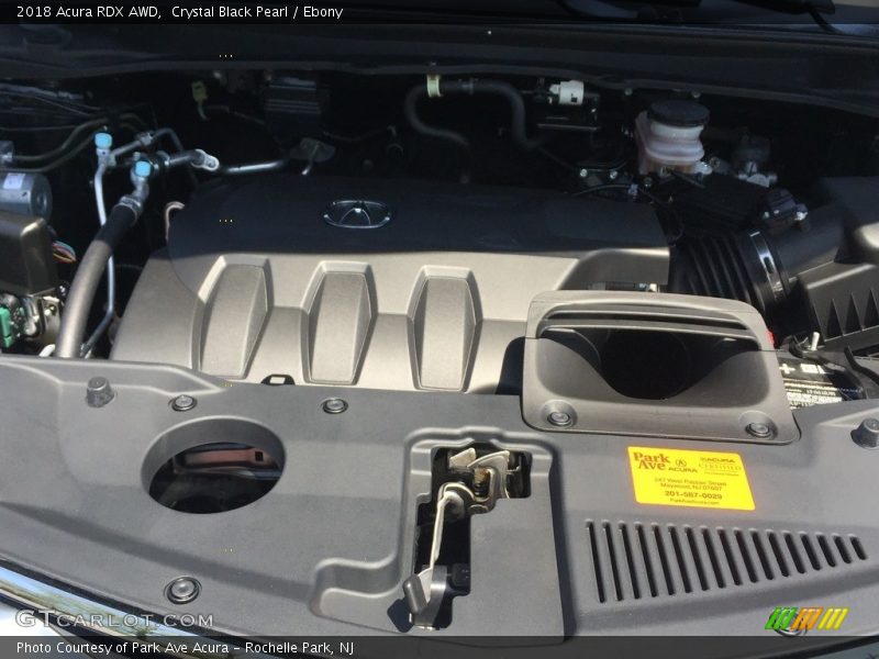 Crystal Black Pearl / Ebony 2018 Acura RDX AWD