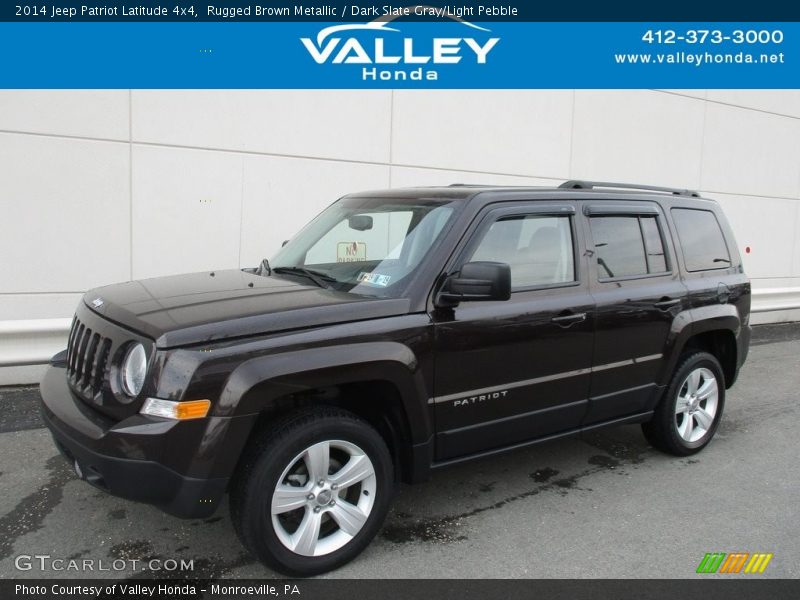 Rugged Brown Metallic / Dark Slate Gray/Light Pebble 2014 Jeep Patriot Latitude 4x4