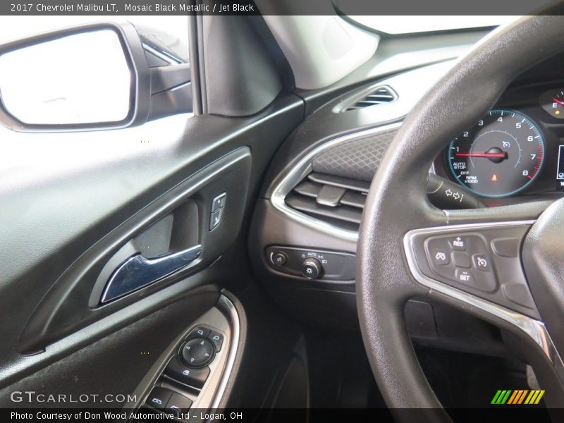 Mosaic Black Metallic / Jet Black 2017 Chevrolet Malibu LT