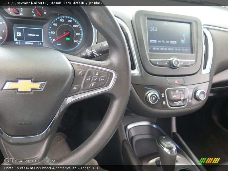 Mosaic Black Metallic / Jet Black 2017 Chevrolet Malibu LT