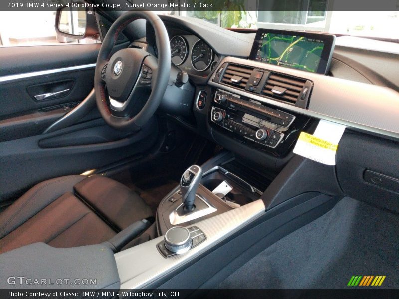 Sunset Orange Metallic / Black 2019 BMW 4 Series 430i xDrive Coupe