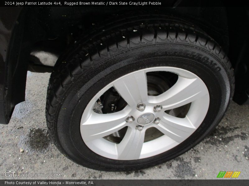 Rugged Brown Metallic / Dark Slate Gray/Light Pebble 2014 Jeep Patriot Latitude 4x4