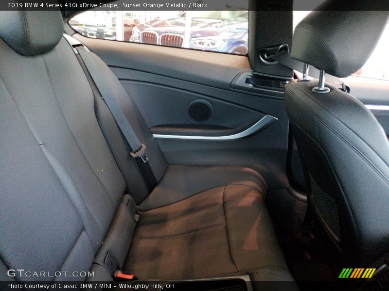 Sunset Orange Metallic / Black 2019 BMW 4 Series 430i xDrive Coupe