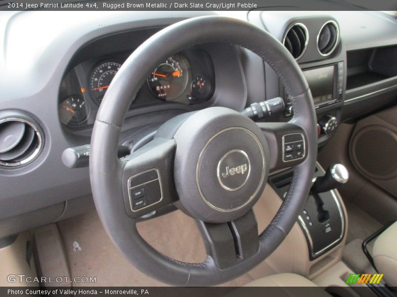 Rugged Brown Metallic / Dark Slate Gray/Light Pebble 2014 Jeep Patriot Latitude 4x4