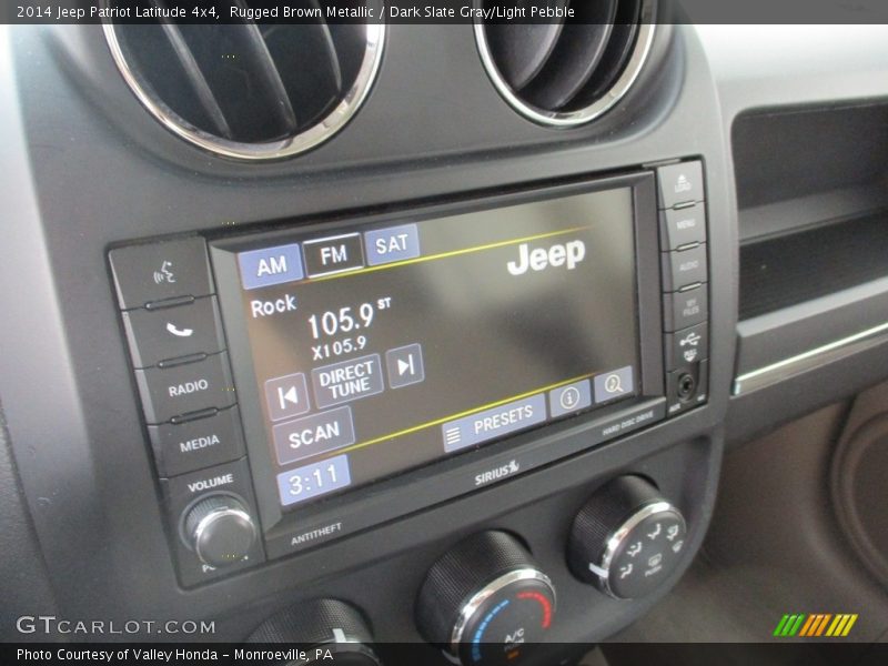Rugged Brown Metallic / Dark Slate Gray/Light Pebble 2014 Jeep Patriot Latitude 4x4
