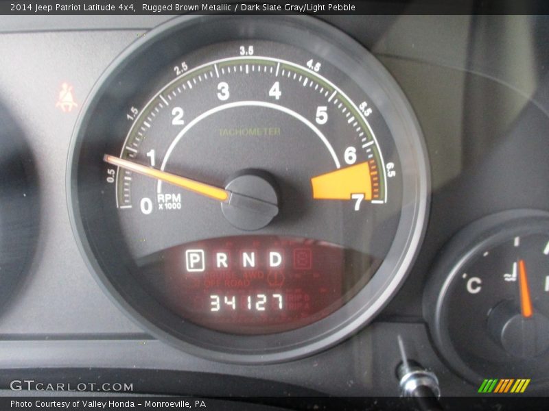 Rugged Brown Metallic / Dark Slate Gray/Light Pebble 2014 Jeep Patriot Latitude 4x4