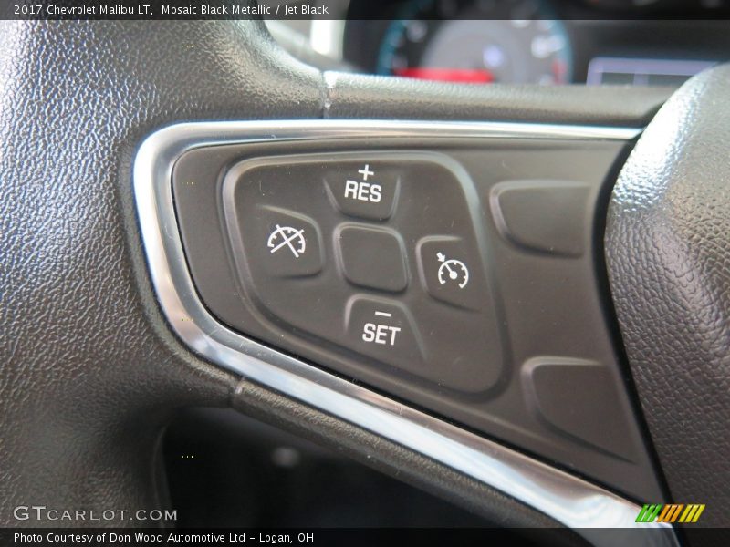 Mosaic Black Metallic / Jet Black 2017 Chevrolet Malibu LT