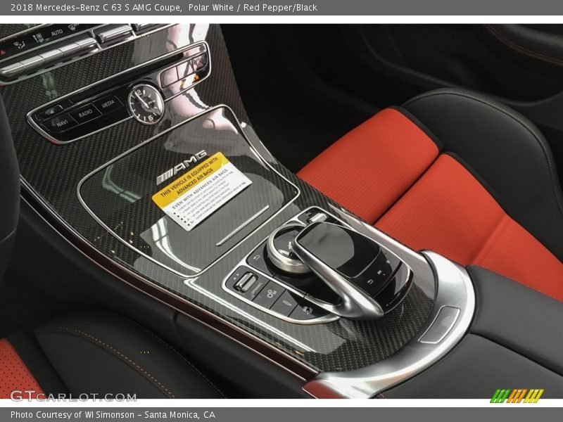 Controls of 2018 C 63 S AMG Coupe