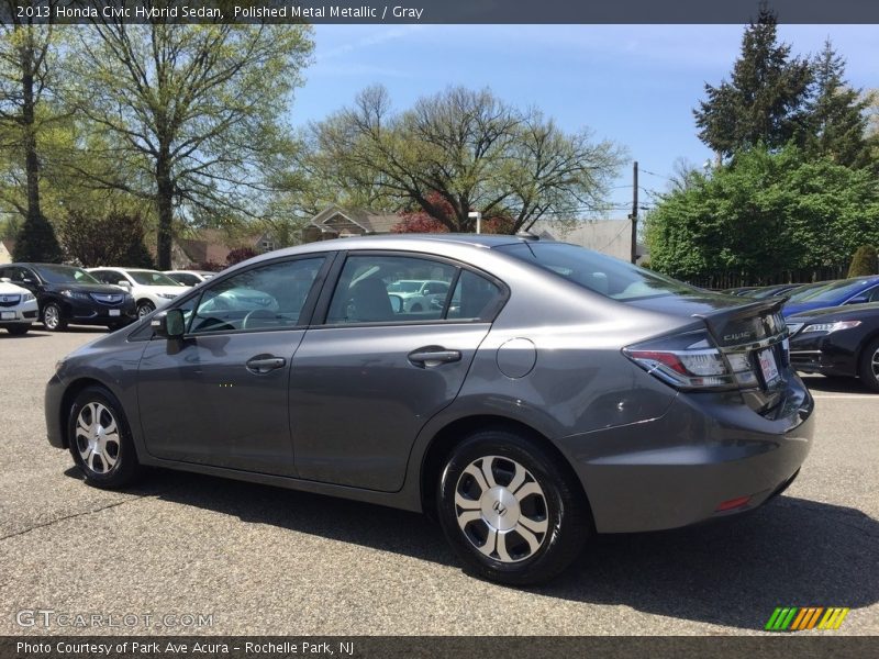 Polished Metal Metallic / Gray 2013 Honda Civic Hybrid Sedan