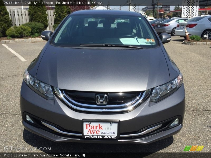 Polished Metal Metallic / Gray 2013 Honda Civic Hybrid Sedan