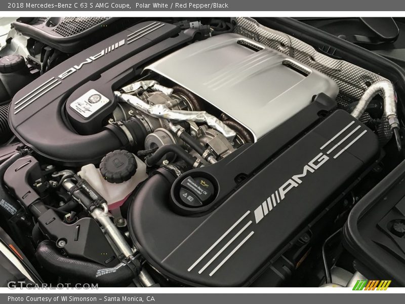 2018 C 63 S AMG Coupe Engine - 4.0 Liter AMG biturbo DOHC 32-Valve VVT V8