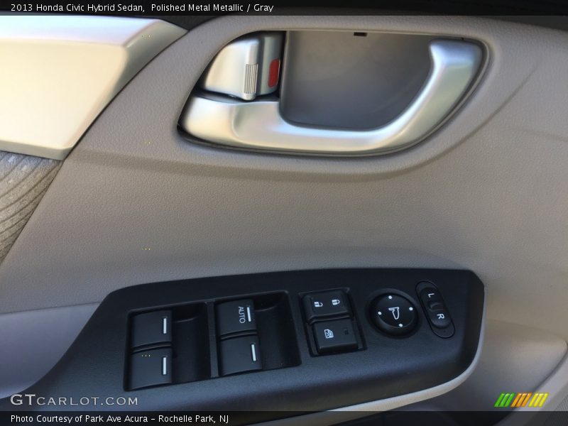 Polished Metal Metallic / Gray 2013 Honda Civic Hybrid Sedan