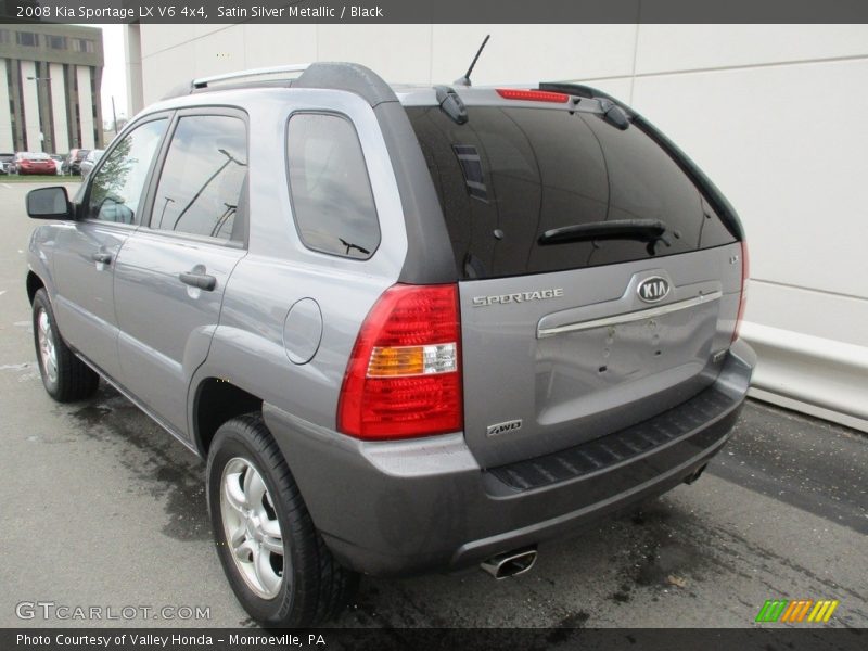 Satin Silver Metallic / Black 2008 Kia Sportage LX V6 4x4