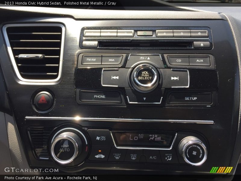 Polished Metal Metallic / Gray 2013 Honda Civic Hybrid Sedan