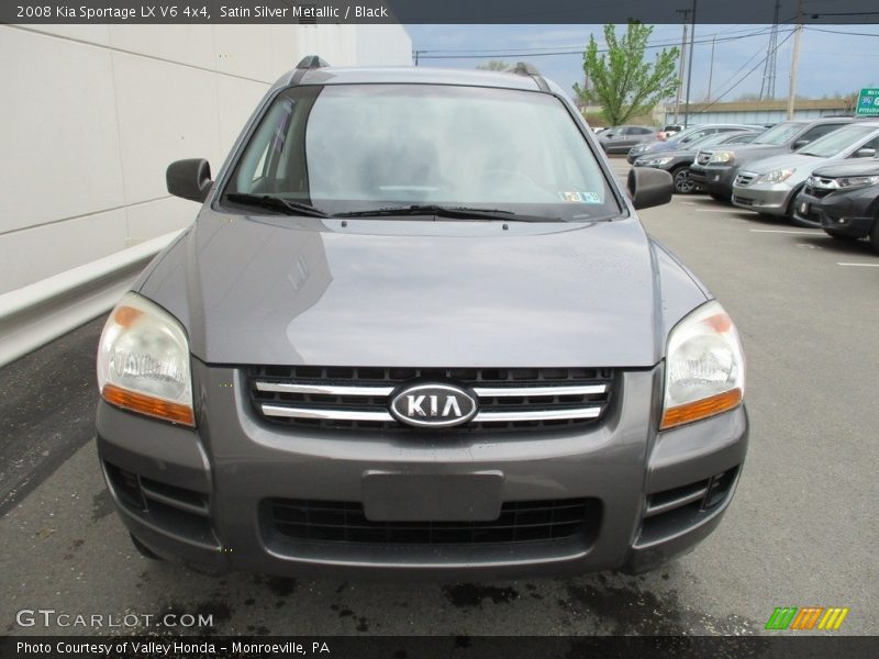 Satin Silver Metallic / Black 2008 Kia Sportage LX V6 4x4