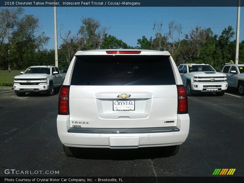 Iridescent Pearl Tricoat / Cocoa/­Mahogany 2018 Chevrolet Tahoe Premier