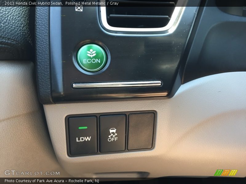 Polished Metal Metallic / Gray 2013 Honda Civic Hybrid Sedan