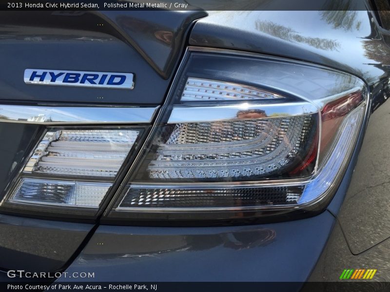 Polished Metal Metallic / Gray 2013 Honda Civic Hybrid Sedan