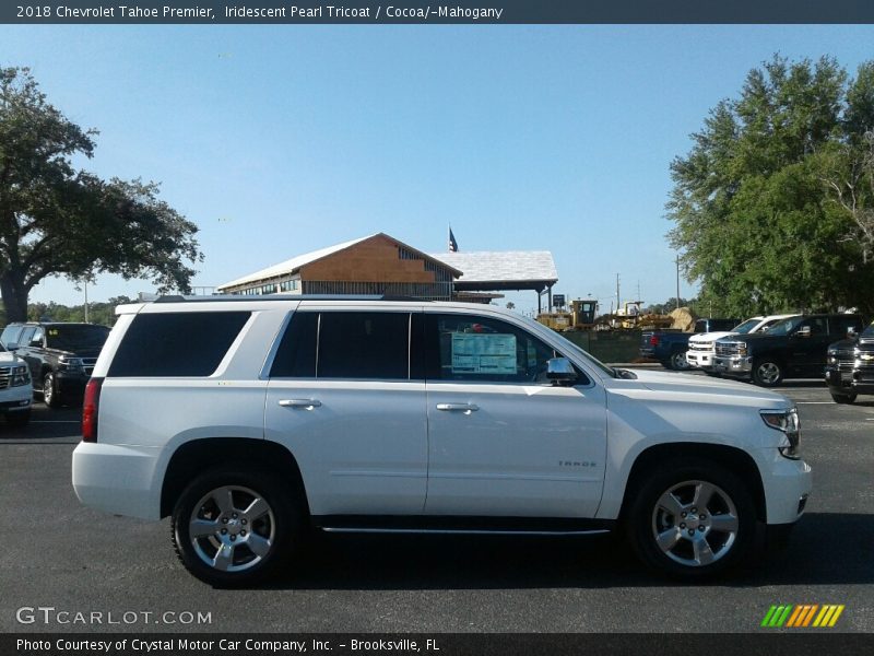 Iridescent Pearl Tricoat / Cocoa/­Mahogany 2018 Chevrolet Tahoe Premier