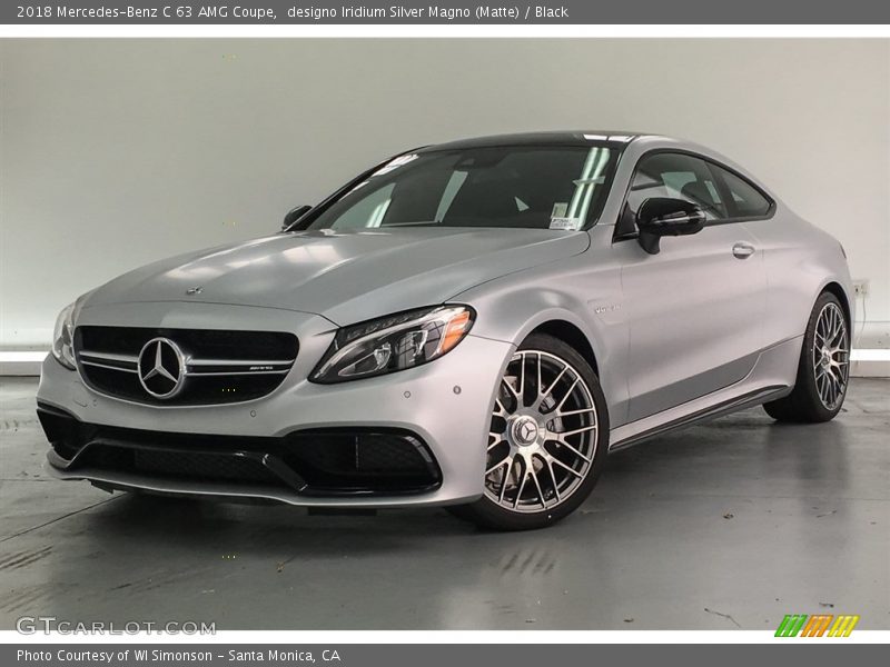 designo Iridium Silver Magno (Matte) / Black 2018 Mercedes-Benz C 63 AMG Coupe