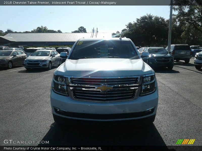 Iridescent Pearl Tricoat / Cocoa/­Mahogany 2018 Chevrolet Tahoe Premier
