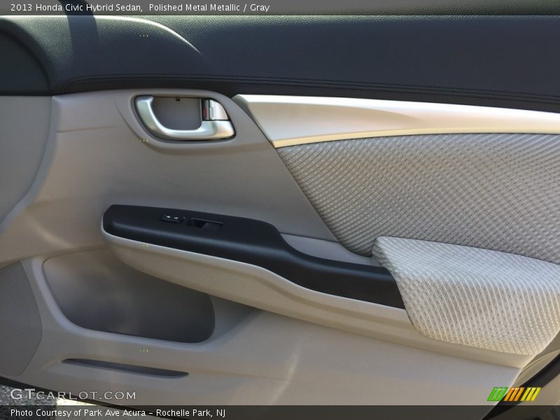 Polished Metal Metallic / Gray 2013 Honda Civic Hybrid Sedan