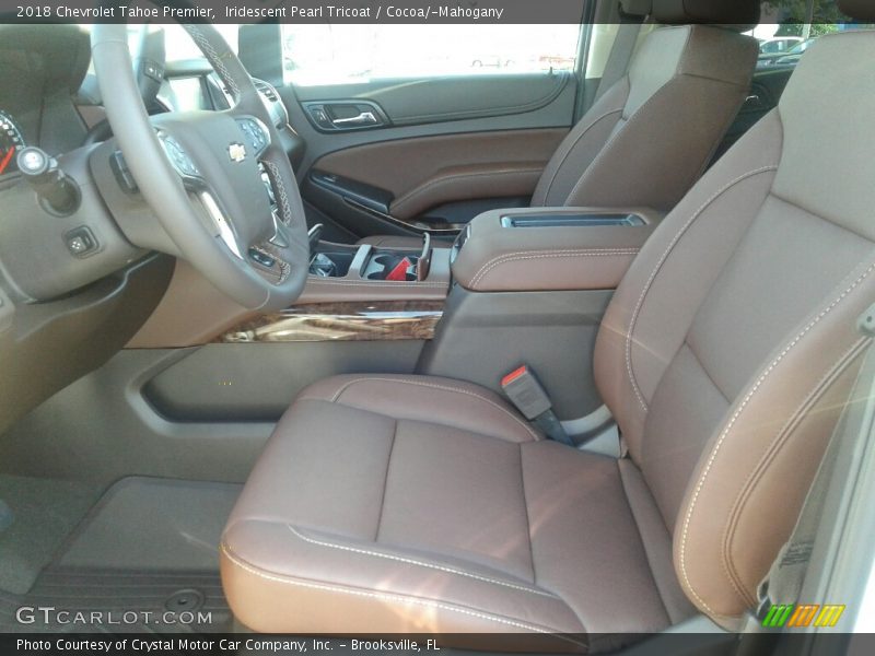 Iridescent Pearl Tricoat / Cocoa/­Mahogany 2018 Chevrolet Tahoe Premier