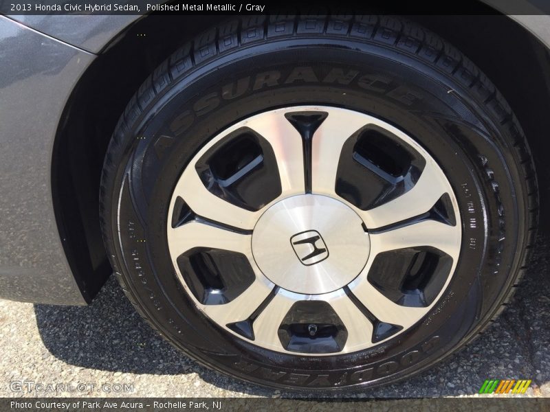 Polished Metal Metallic / Gray 2013 Honda Civic Hybrid Sedan