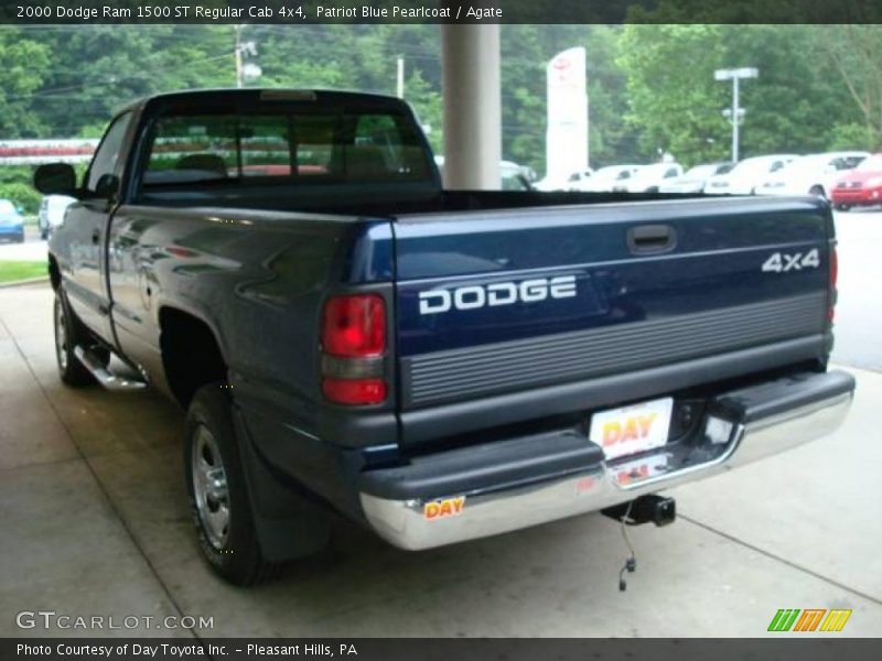 Patriot Blue Pearlcoat / Agate 2000 Dodge Ram 1500 ST Regular Cab 4x4