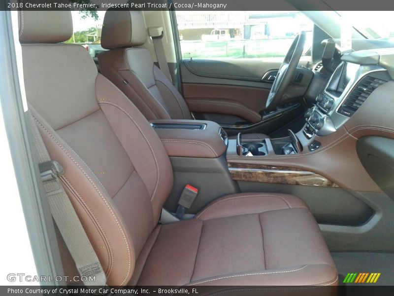 Iridescent Pearl Tricoat / Cocoa/­Mahogany 2018 Chevrolet Tahoe Premier