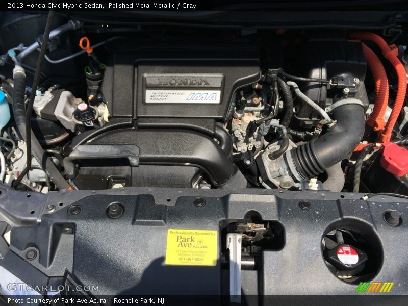 Polished Metal Metallic / Gray 2013 Honda Civic Hybrid Sedan