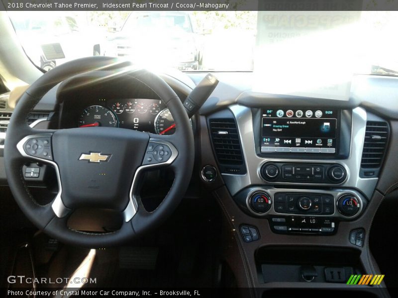 Iridescent Pearl Tricoat / Cocoa/­Mahogany 2018 Chevrolet Tahoe Premier