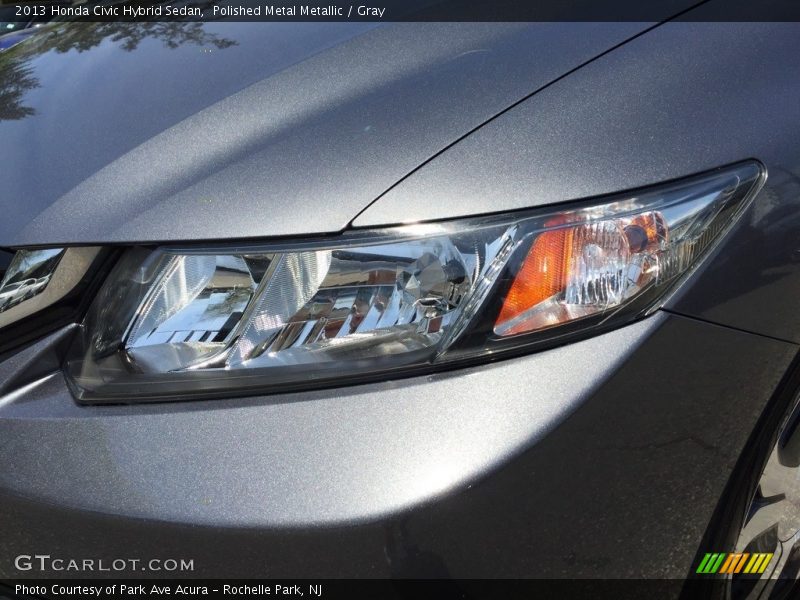 Polished Metal Metallic / Gray 2013 Honda Civic Hybrid Sedan