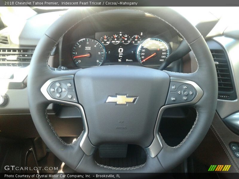 Iridescent Pearl Tricoat / Cocoa/­Mahogany 2018 Chevrolet Tahoe Premier